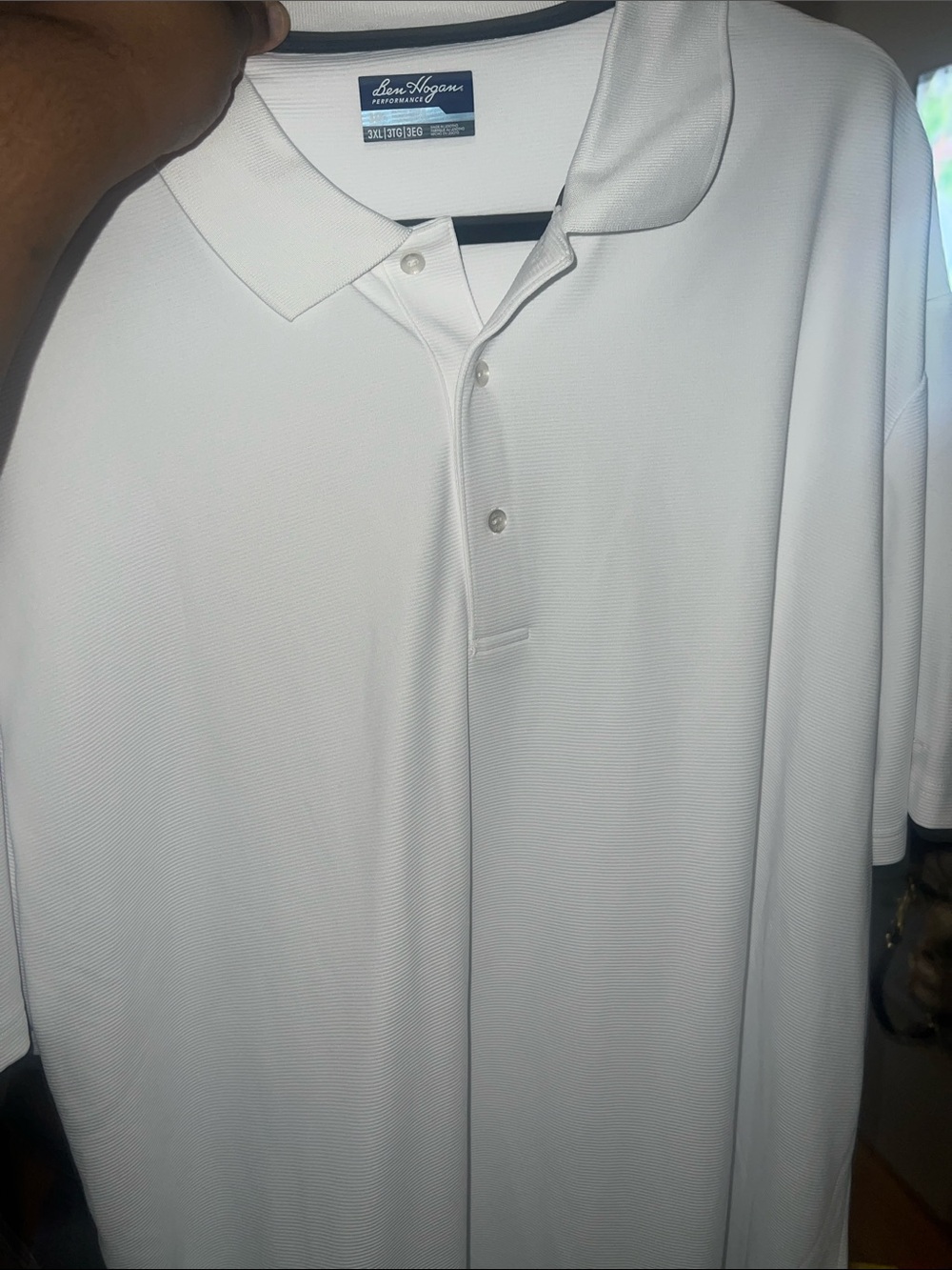 Hogan White Men's Performance Polo
